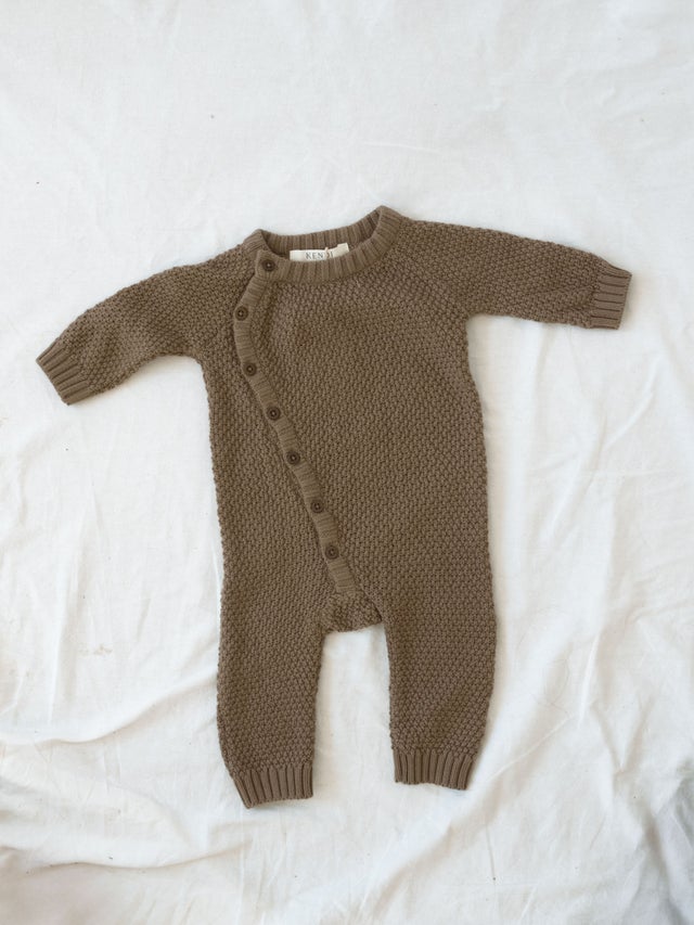 ロンパース・カバーオール son and daughter Koa Linen Sets Black Baby Linen-Cotton Toile Outfit Set | Gap