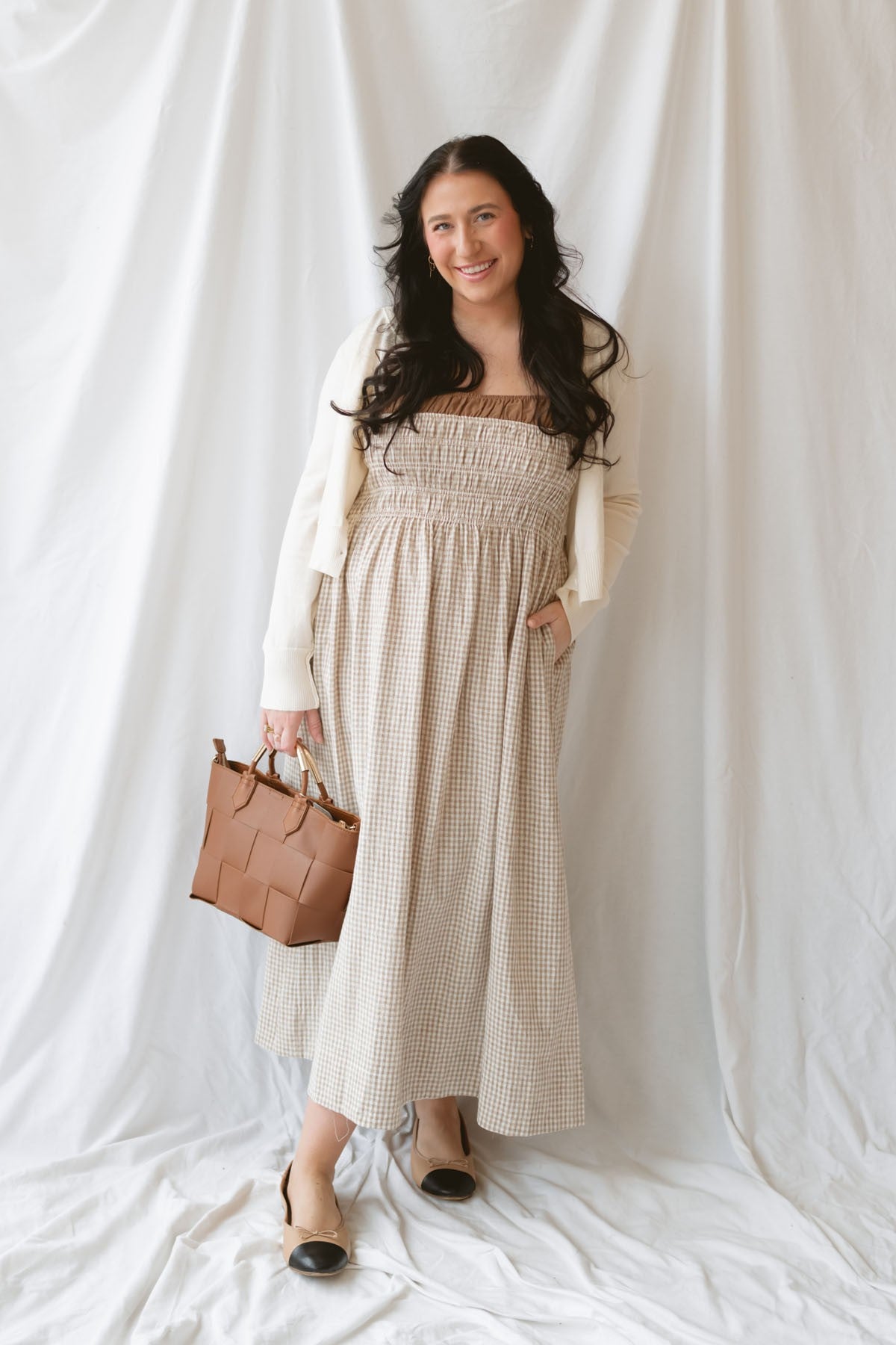 princess polly baby blue dress Women's Beige Wrap Dresses main image 1